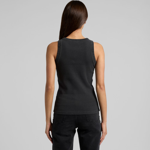 BACK wo's-faded-organic-rib-tank-back